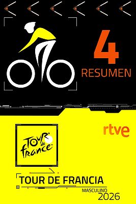 Tour de Francia - Resumen de la 4ª etapa del Tour de Francia 2026