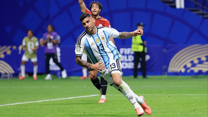 Gol de Cristian Romero en el minuto 79 del Argentina - Egipto (1-2) | Mundial 2026 | Ver vídeo