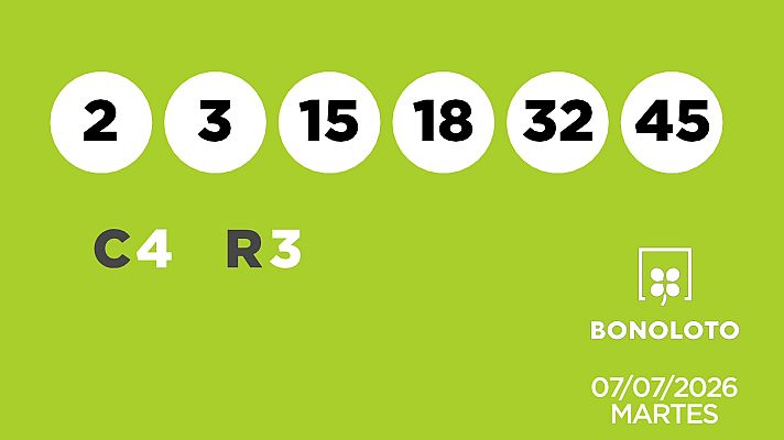 SELAE - Sorteo de la Lotería Bonoloto y Euromillones del 07/07/2026