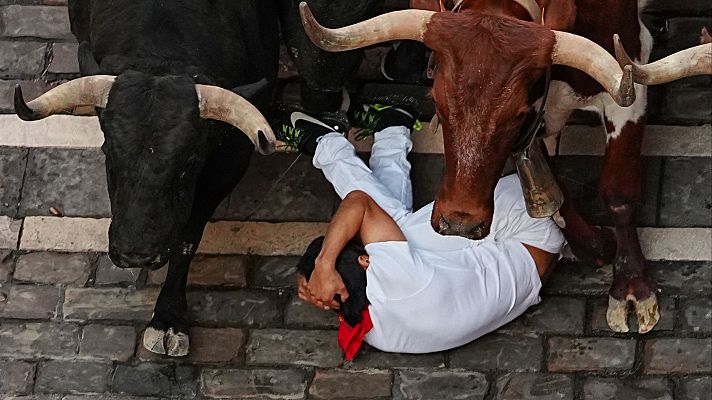 Sanfermines - Tercer encierro de San Fermín 2026: carrera íntegra