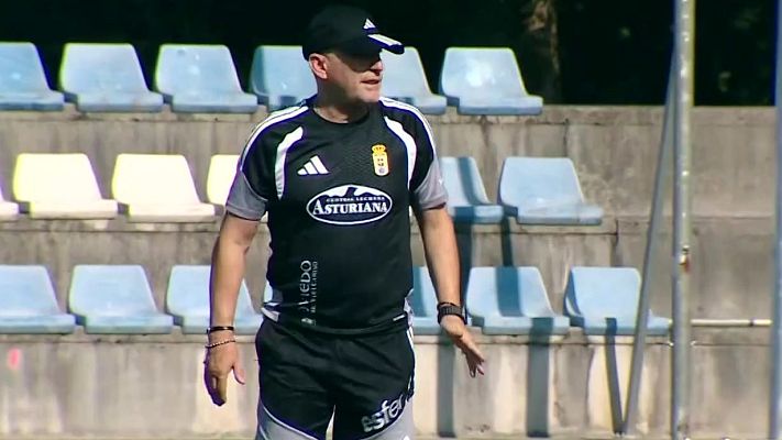 Panorama Regional - El "Tac tac" de Calero: la intensidad del nuevo entrenador del Real Oviedo