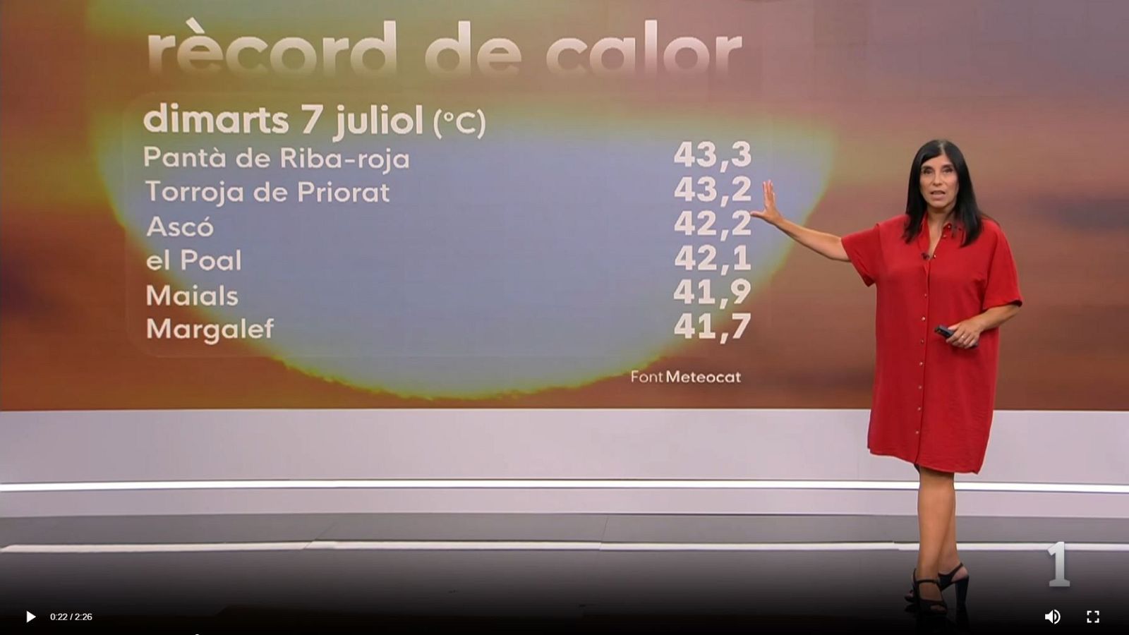 El Temps amb Sònia Papell (08/07/2026) | RTVE Catalunya - El temps | Veure