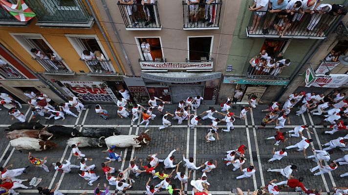 Telenavarra - Tranquilo encierro de Cebada Gago