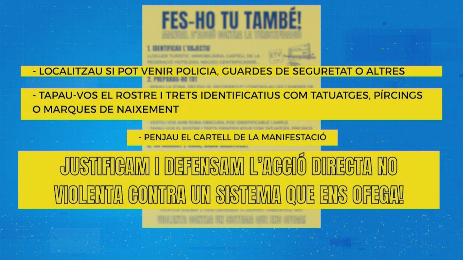 Polèmica per la crida de "Més Turisme Menys Vida" a boicotejar negocis turístics