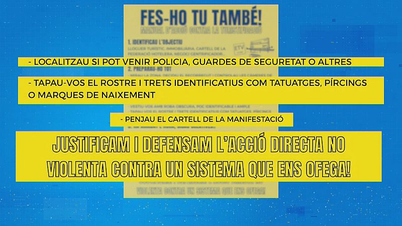 Polèmica per la crida de "Més Turisme Menys Vida" a boicotejar negocis turístics