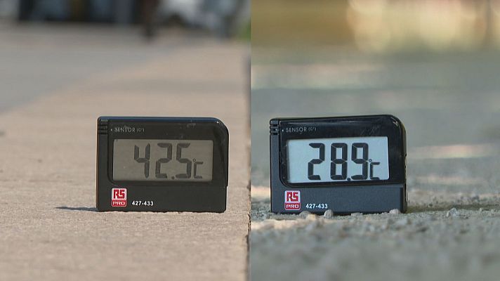 Informatiu Balear - Calor i refugis climàtics: l'asfalt incrementa la temperatura a les ciutats