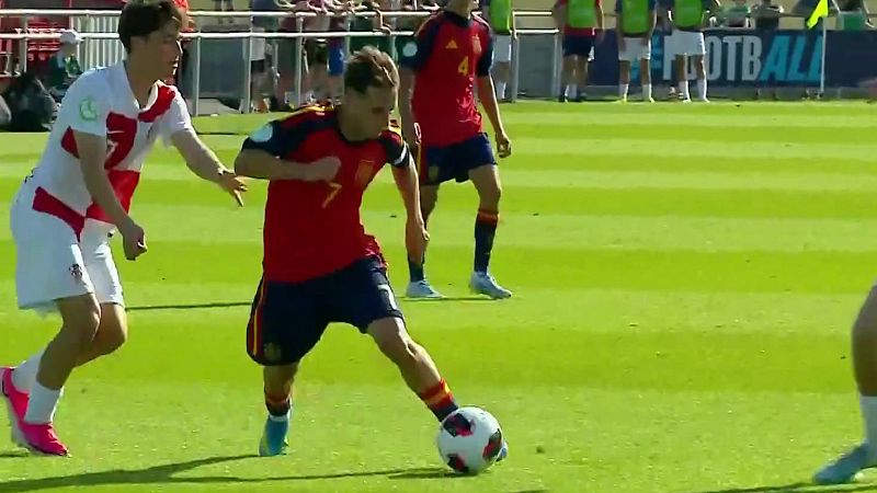 F�tbol - Campeonato de Europa Sub-19 Masculino. Semifinal: Espa�a - Croacia. - F�tbol | Ver