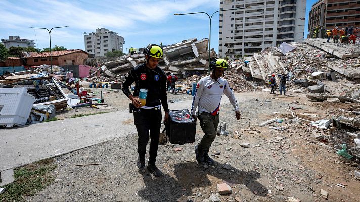 Telediario 2 - Las secuelas del doble terremoto en Venezuela