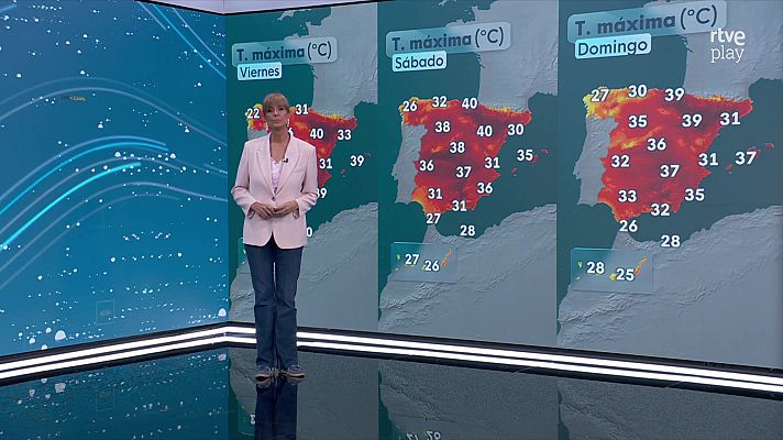 El tiempo - Las máximas bajarán en sistema Ibérico y la mitad norte, subirán en extremo noreste y sureste