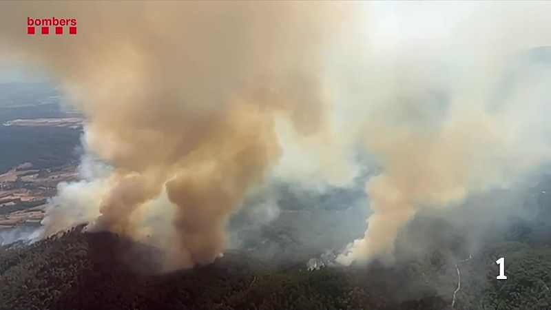 La lluita dels Bombers contra els incendis simultanis