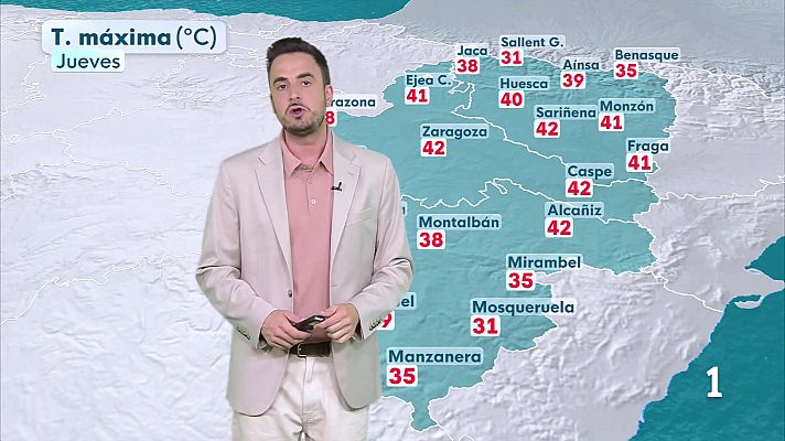 Noticias Aragón - El tiempo en Aragón 09/07/2026