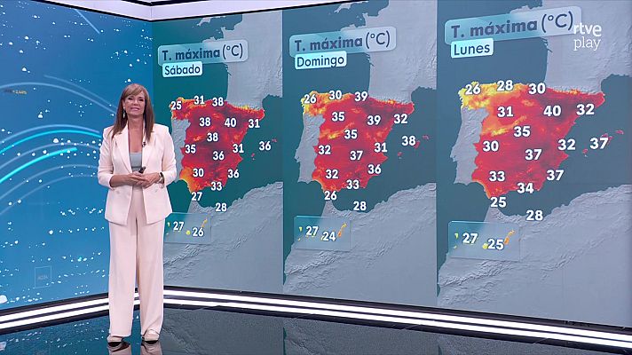 El tiempo - Las máximas descenderán en cuadrante suroeste y mitad sur de Galicia, subirán en el Cantábrico oriental