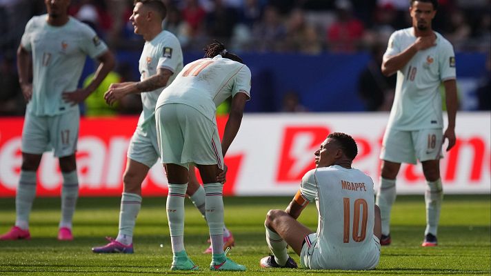 Sustitución de Kylian Mbappé | Francia - Marruecos | Mundial 2026 | Ver vídeo
