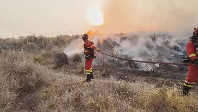 Román García, bombero forestal: "En un incendio, hay que mantener la cabeza fría"