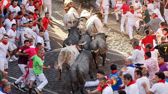 Sanfermines - Quinto encierro de San Fermín 2026: carrera íntegra