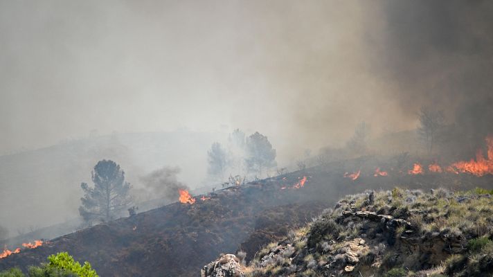 La hora de La 1 - El alcalde de Bédar, Ángel Francisco Collado Fernández, confirma que avisaron del incendio "puerta por puerta"