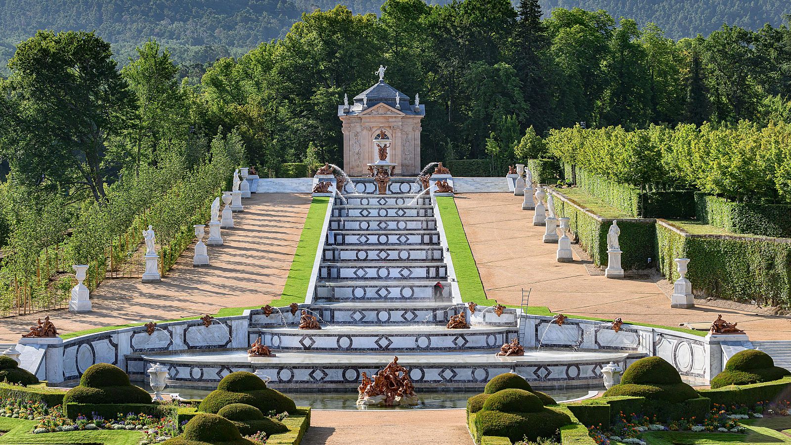 El Palacio de la Granja de San Ildefonso rehabilita una de sus fuentes más emblemáticas