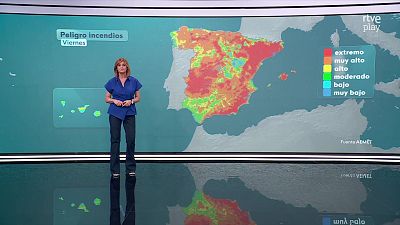 Tormentas fuertes, con viento muy fuerte y chubascos intensos, en  interior de mitad norte peninsular