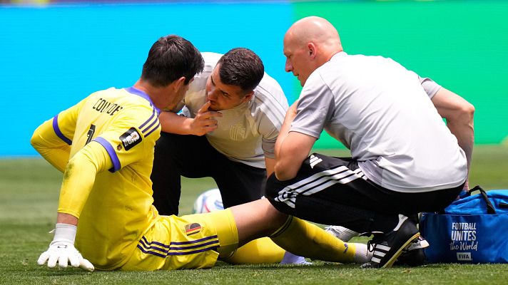 Copa Mundial de la FIFA 2026 - Thibaut Courtois: "Mi cambio ha sido decisión del entrenador"