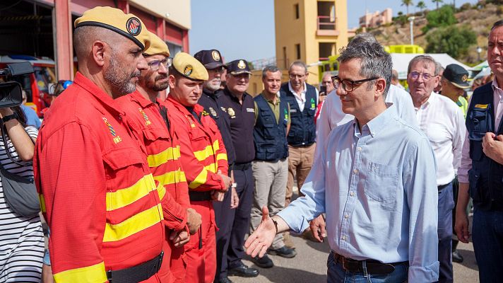Telediario Fin de Semana - PSOE y PP rebajan la tensión por el incendio en Almería tras los reproches cruzados
