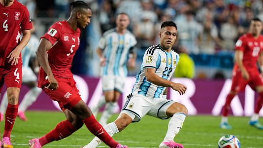 Argentina elimina a Suiza en la pr�rroga y jugar� las semifinales ante Inglaterra