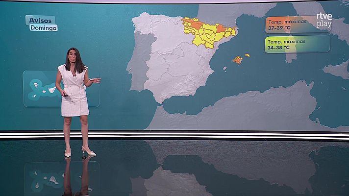 El tiempo - Chubascos y tormentas fuertes con granizo en este de Castilla-La Mancha, norte de Galicia y Cantábrico