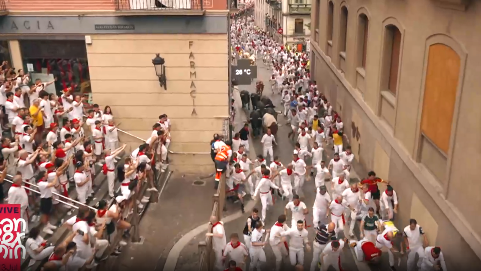Vive San Fermín 2026 - Séptimo encierro | Ver