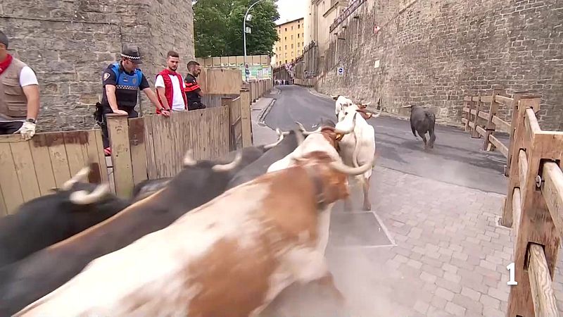 Los toros de Miura se lucen en San Fermín - Noticias Andalucía | Ver