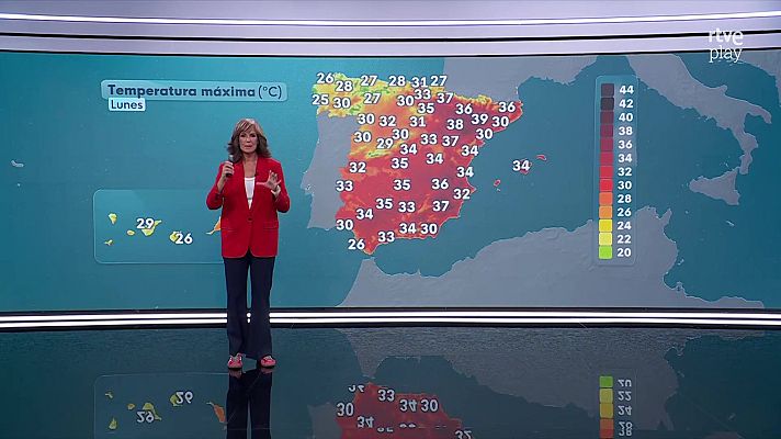 El tiempo - Chubascos y tormentas localmente fuertes en regiones del Ebro y Pirineo occidental