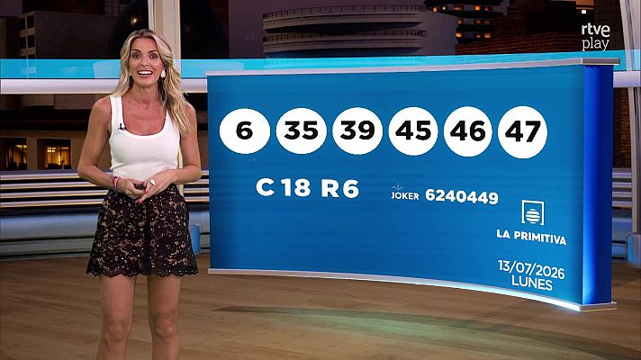 Loterías - Sorteo de la Bonoloto y Primitiva del 13/07/2026
