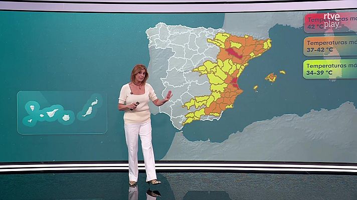 El tiempo - Chubascos y tormentas fuertes y con granizo en Asturias y nordeste de Galicia