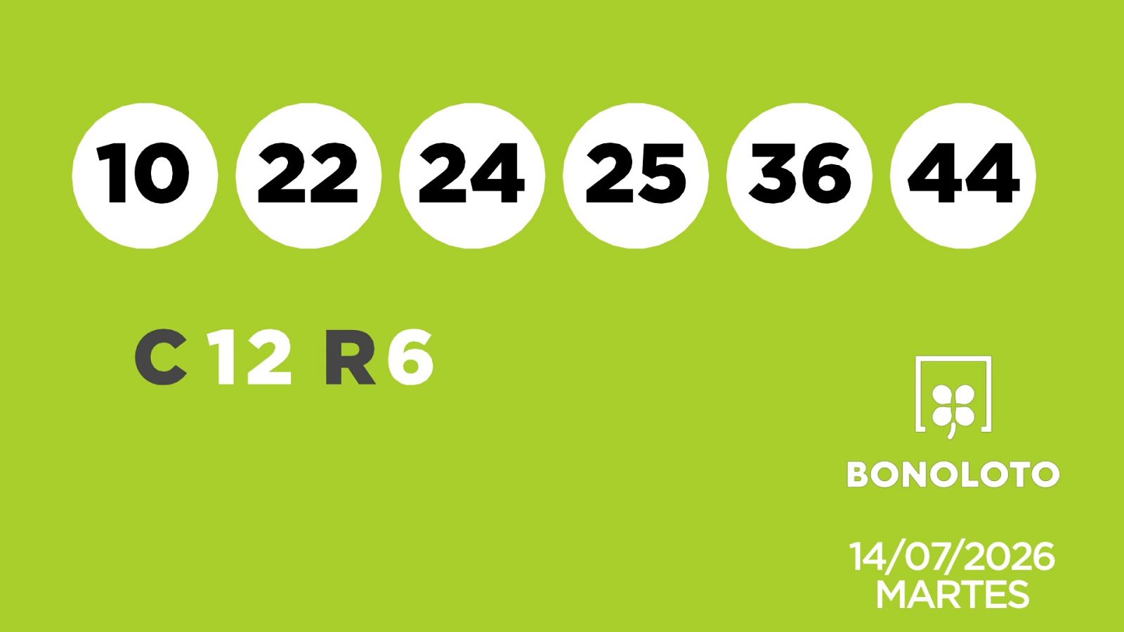 Sorteo de la Lotería Bonoloto y Euromillones del 14/07/2026 - Ver ahora