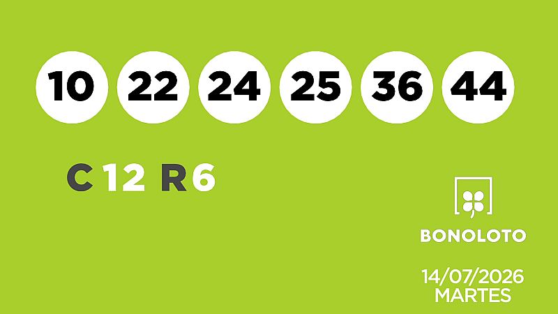 Sorteo de la Lotería Bonoloto y Euromillones del 14/07/2026 - Ver ahora