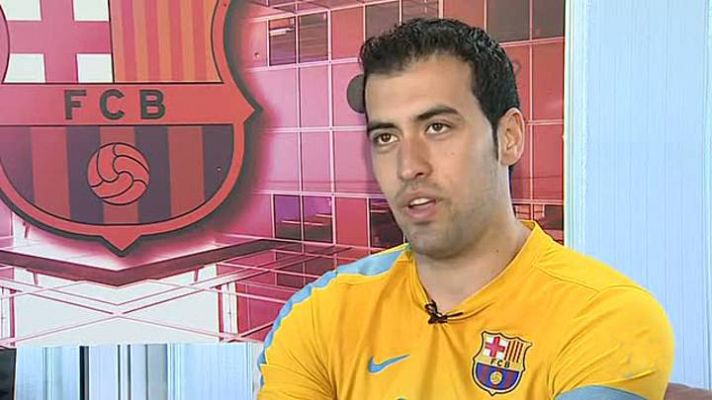 Telediario 1 - Busquets: "Nos sobran jugadores para remontar"