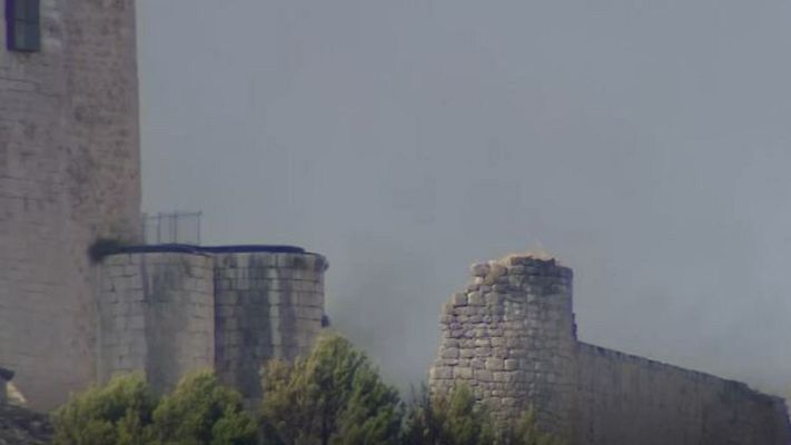 Directo al grano - El incendio de Íscar daña a su castillo, una fortaleza del siglo IX