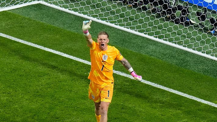 Parada de Jordan Pickford en el minuto 68 del Inglaterra - Argentina (1-0) | Mundial 2026 | Ver vídeo