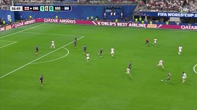 Entrada de Djed Spence en el minuto 56 del Inglaterra - Argentina (1-0) | Mundial 2026