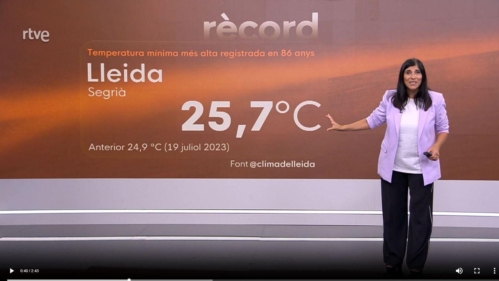 El Temps amb Sònia Papell (16/07/2026) | RTVE Catalunya - El temps | Veure