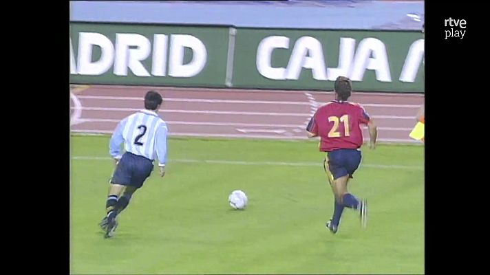 Fútbol - Amistoso Internacional 1999 España - Argentina. Resumen