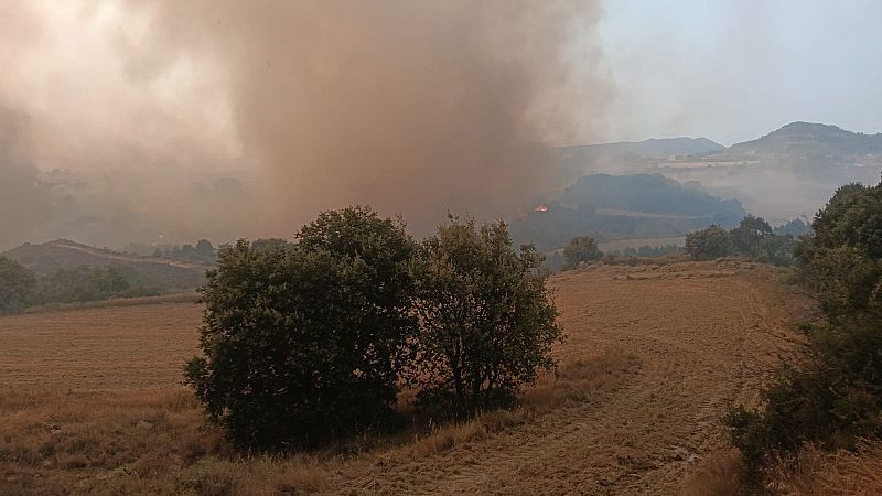 Incendio en Luesia arrasa ya unas 14.000 hectáreas | Ver