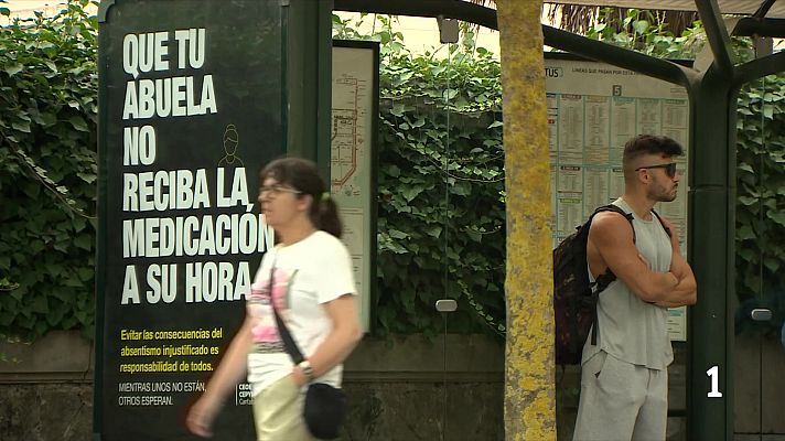 Telediario 2 - La polémica campaña de la patronal de Cantabria contra el absentismo