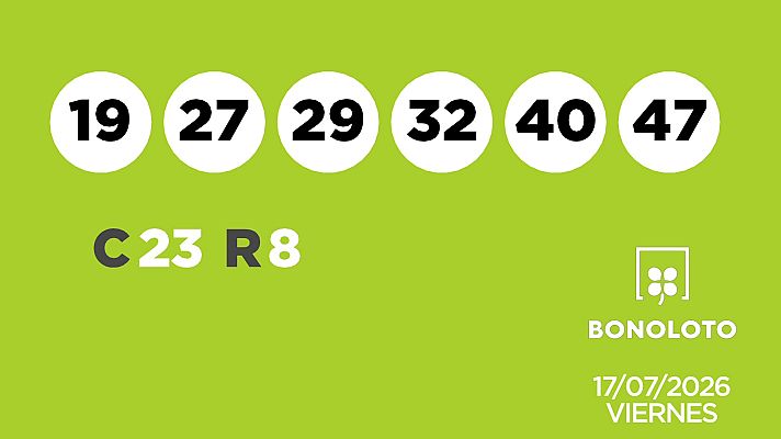 SELAE - Sorteo de la Lotería Bonoloto y Euromillones del 17/07/2026