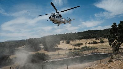 El incendio de La Mierla, Guadalajara, ya afecta a 5.500 hectáreas y sigue fuera de control