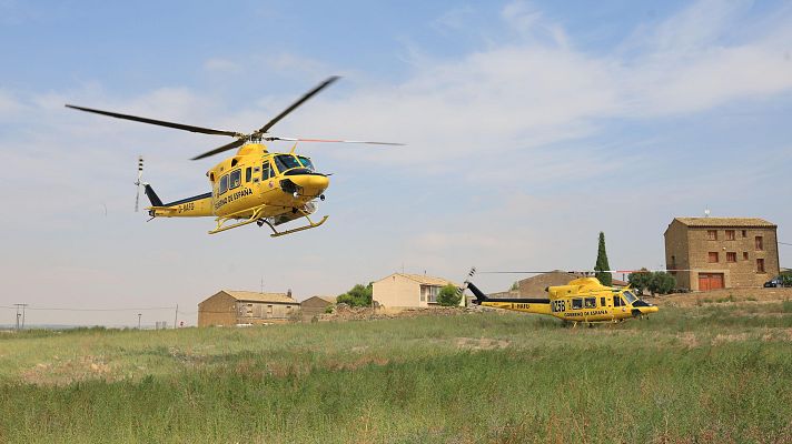 Telediario Fin de Semana - El incendio de Orés deja de avanzar tras arrasar 15.400 hectáreas y podría estar perimetrado en las próximas horas