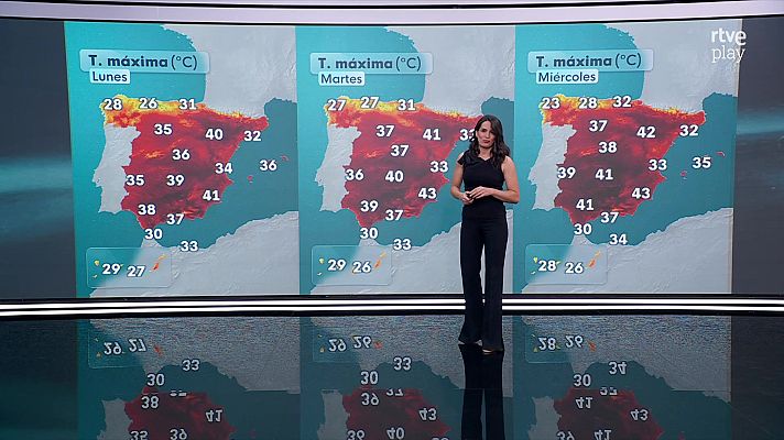 El tiempo - Se superarán los 35 grados en Baleares y amplias zonas de la Península y los 40 en depresiones de Andalucía