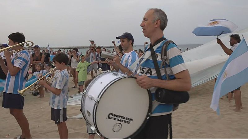 La comunitat argentina es prepara per la final