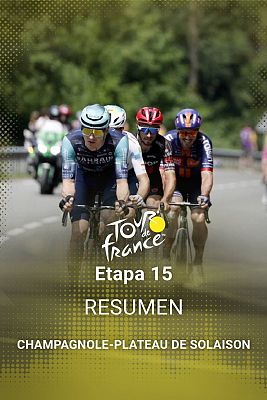 Tour de Francia - Resumen de la 15ª etapa del Tour de Francia 2026