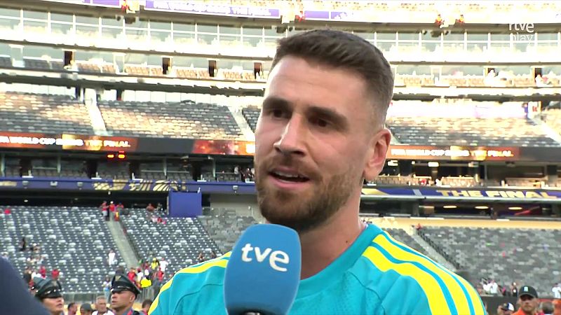 Unai Simón, el portero menos goleado: "Es mérito de todo el equipo" | Ver vídeo