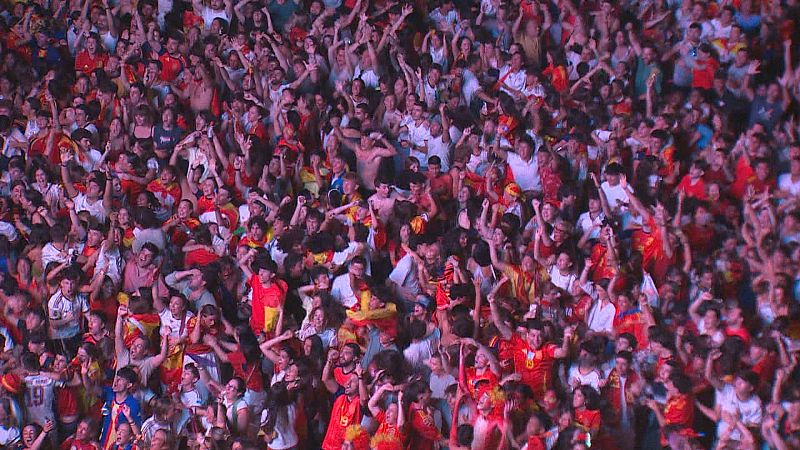 Cantabria se vuelca con la victoria de España - TeleCantabria | Ver