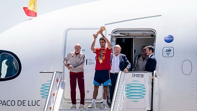 Llegada Selección Española Aeropuerto de Barajas